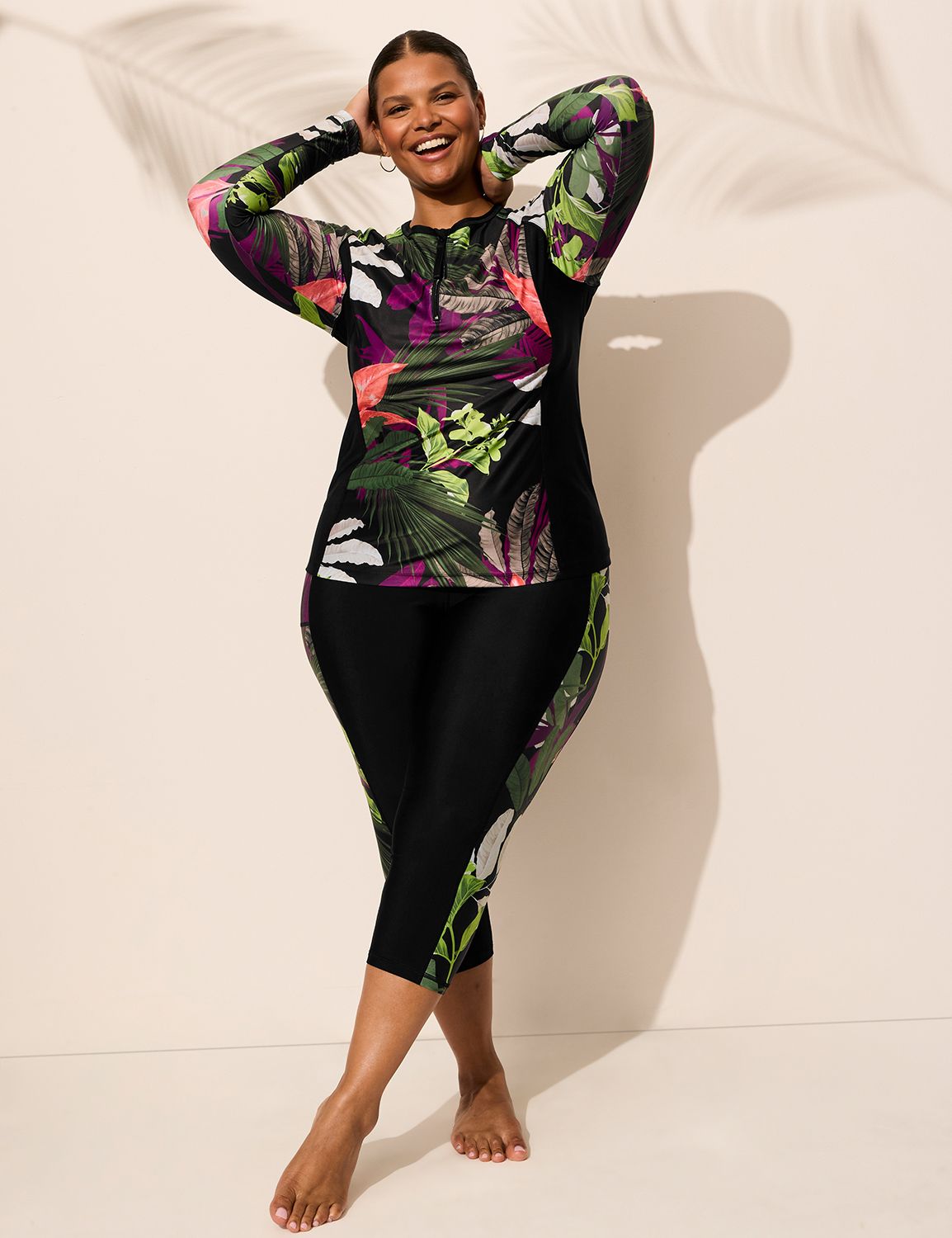 Swim Capri w/ Side Pocket 1143768 Product Image 3