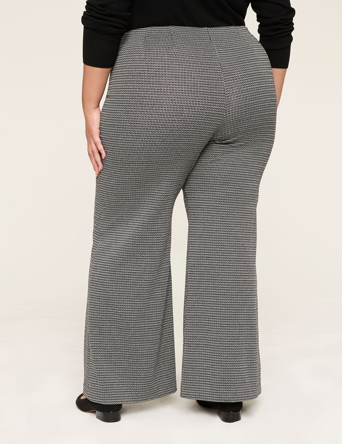 KNIT WIDE LEG PALAZZO - JACQUARD - Product Image 2