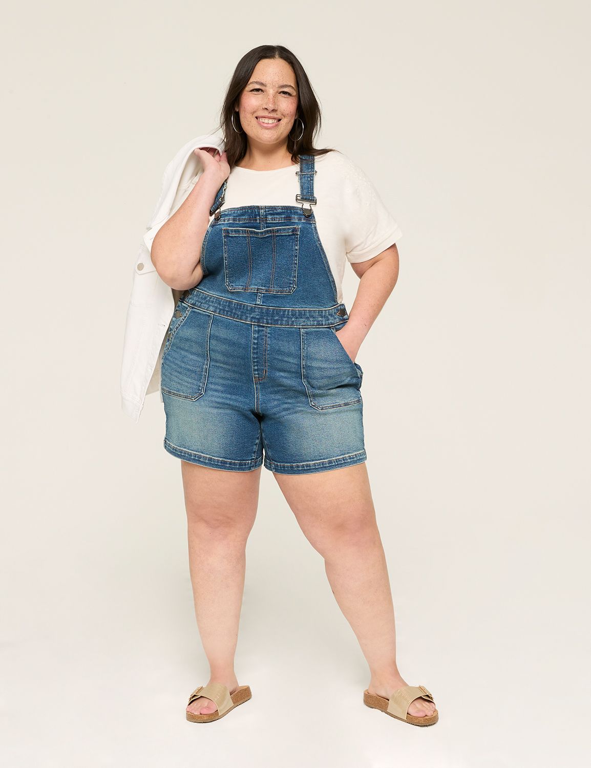 Denim Short Overall - 5.5" Inseam
