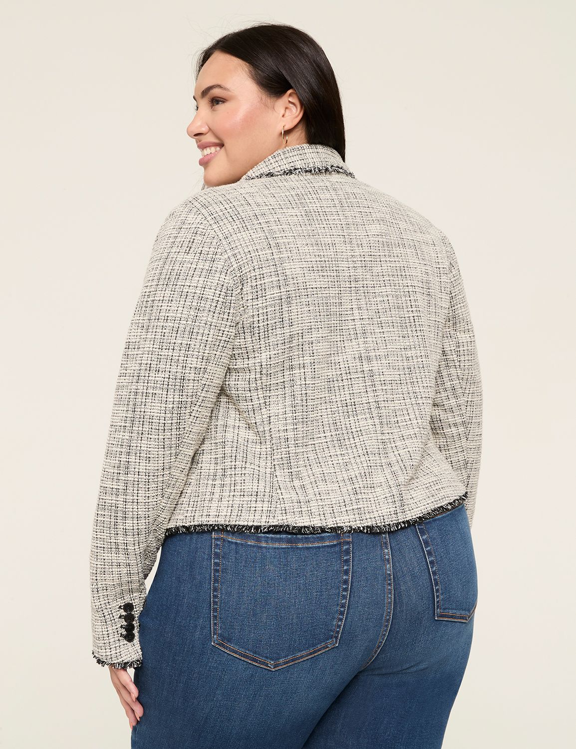 Knit Tweed Short Jacket 1144440 Product Image 2
