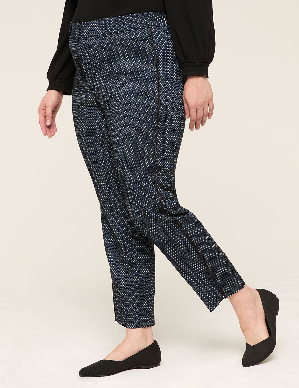 4-Season Slim Ankle Side-Trim Pant