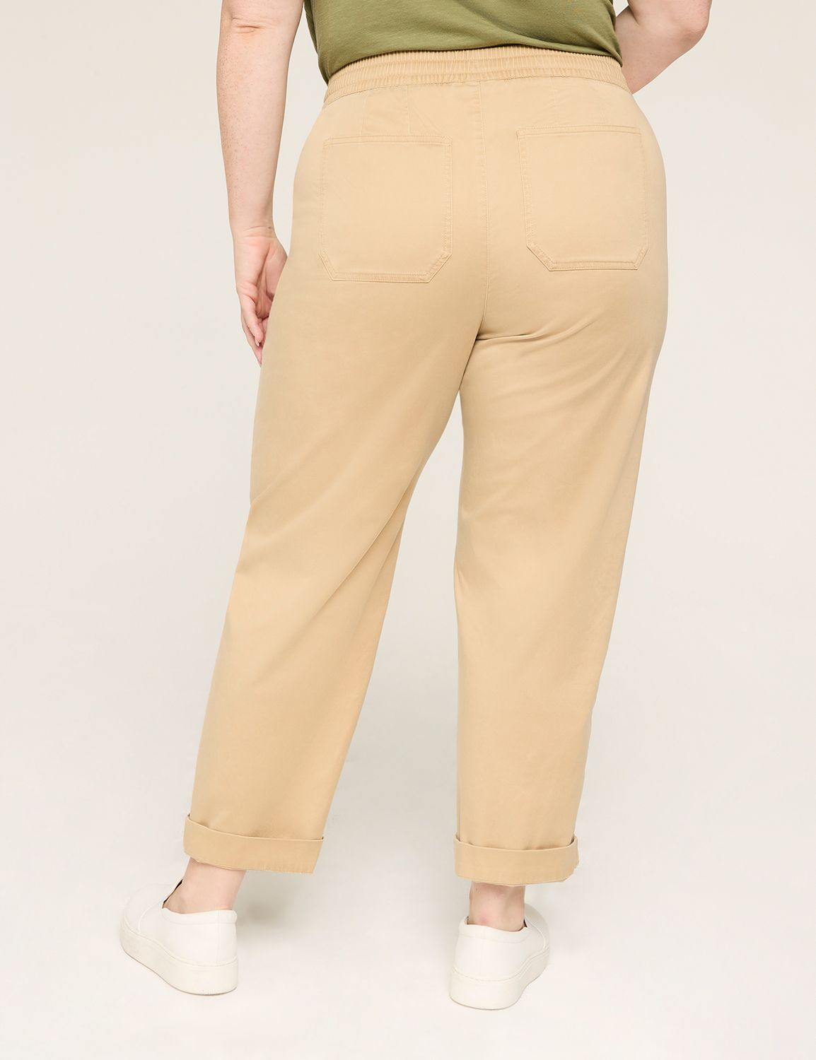 Pull-On Super-Soft Chino Pant | LaneBryant