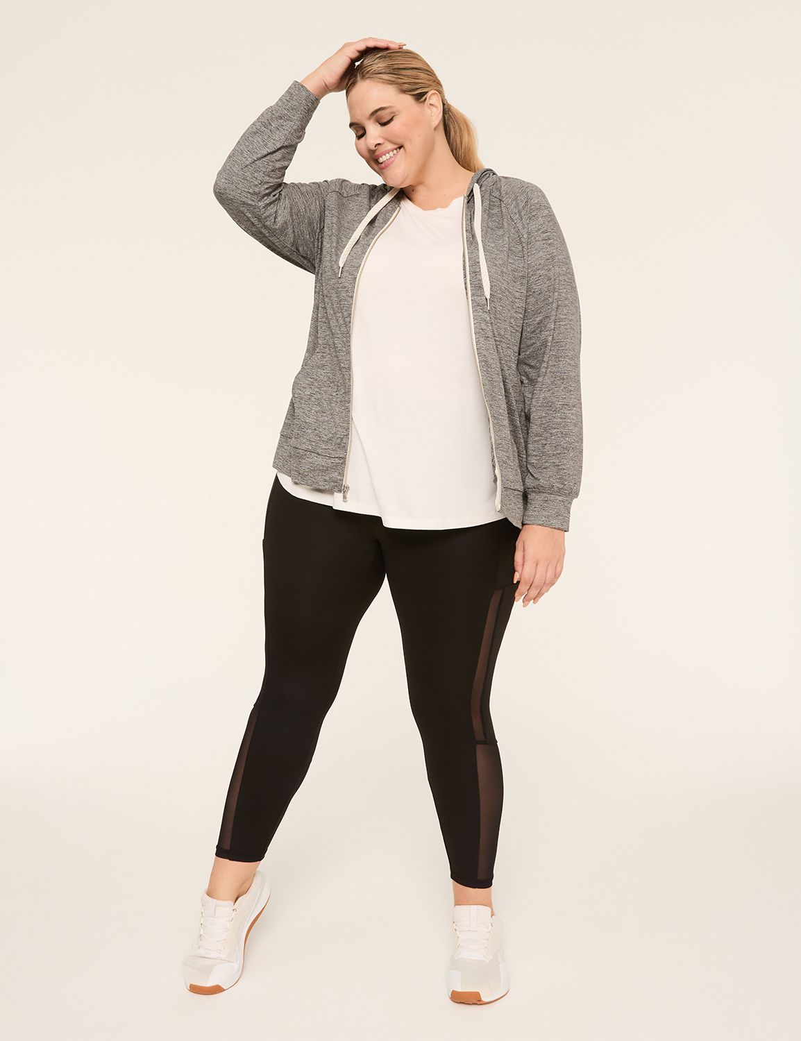 Lhoib Lace Up Solid Pocket Buttoned Long Sleeve Jacket