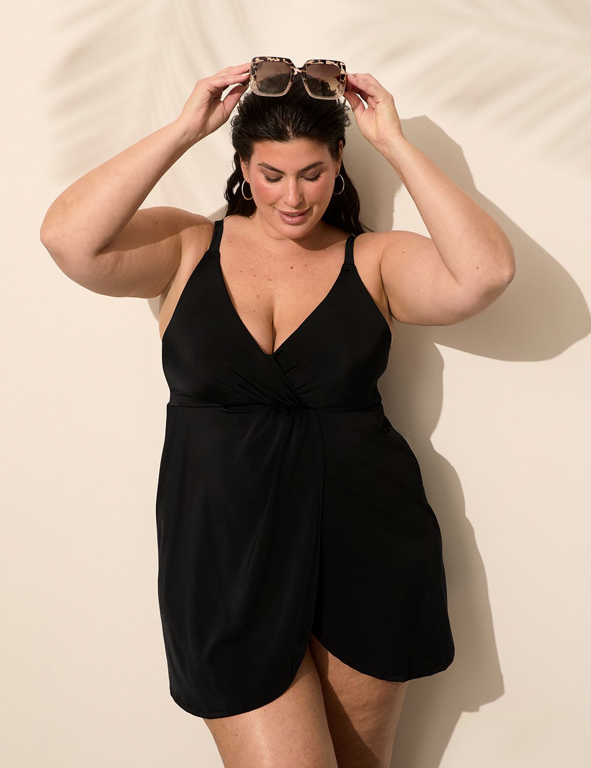 No-Wire Wrap Swim Dress