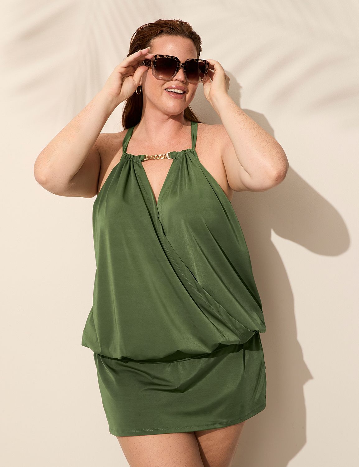 Plus Size | Slitted Swim Skirt 1145143 LS | LaneBryant