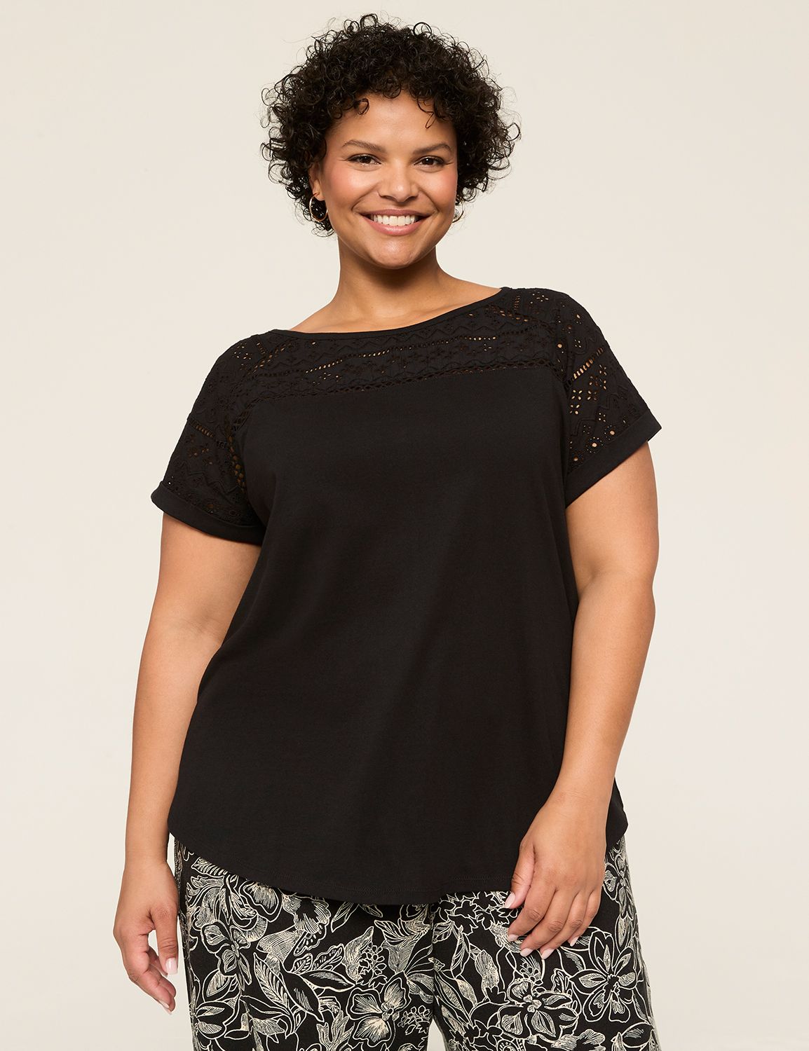 Classic Cap Sleeve Dolman Boat Neck Product Image 1