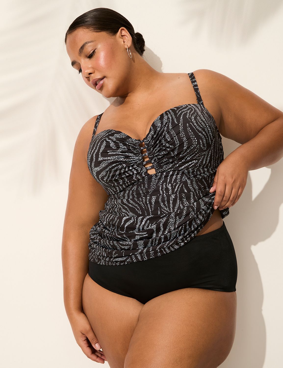 Ladder Front Balc UW fitted Tankini Product Image 5