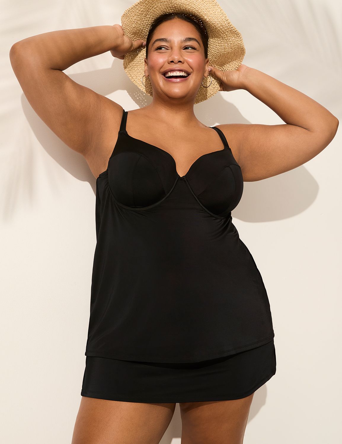 Three Piece Cup UW relaxed Tankini Product Image 7