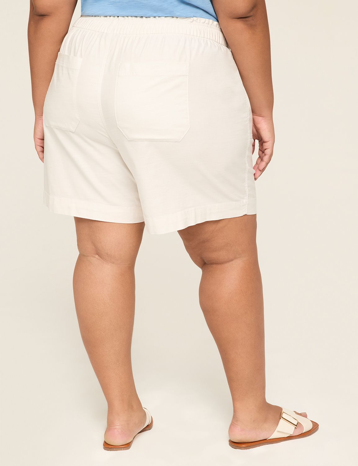 Slub Pull-On Short