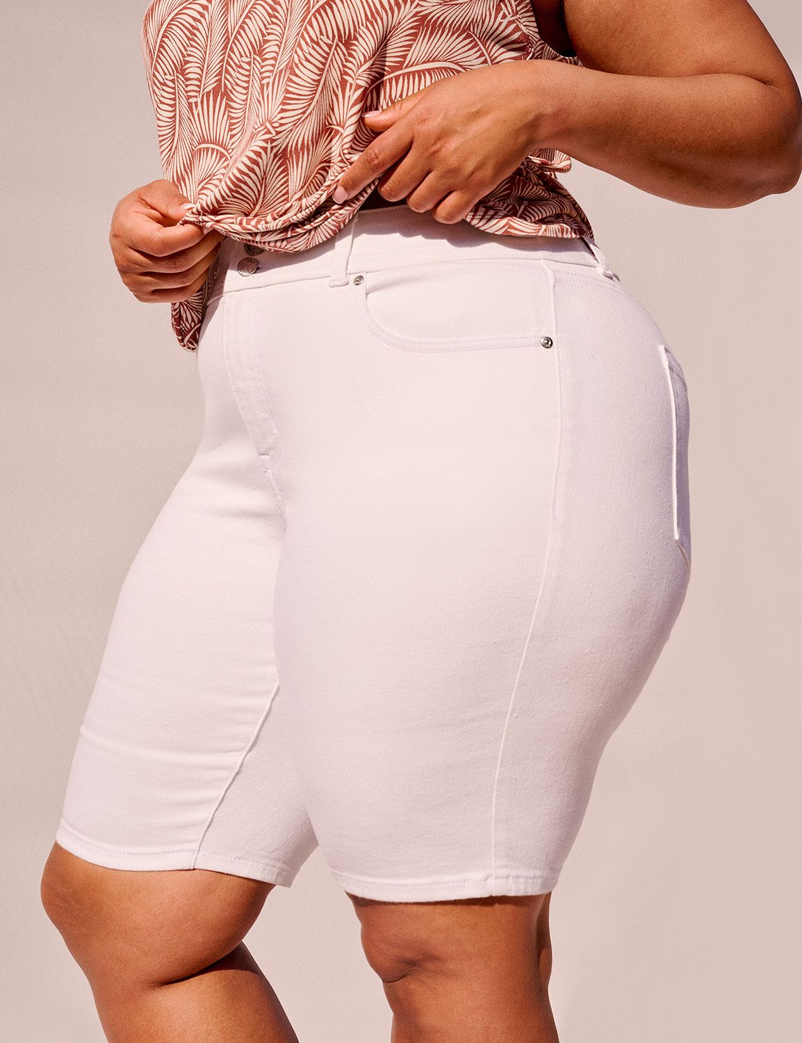 Tighter Tummy Fit Bermuda Short - 10" Inseam