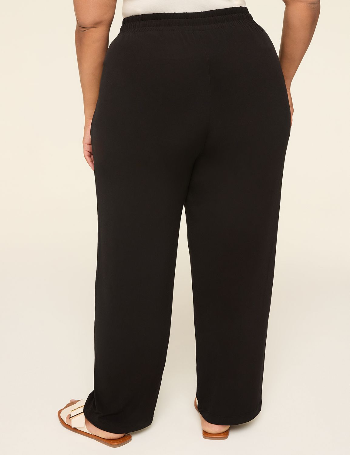 Matte Jersey Pull-On Ankle Pant