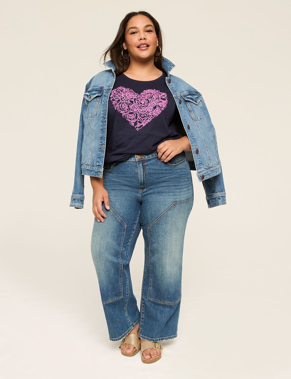 SS Scoop Neck Dolman Graphic: Embro Product Image 3