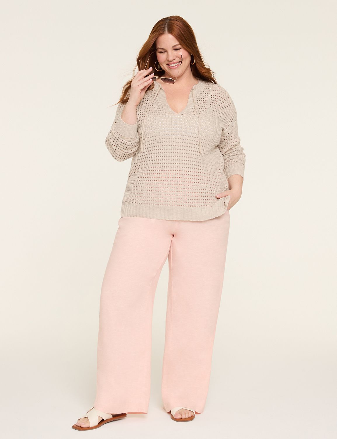 The Softest Wideleg - Linen - 11448 Product Image 3