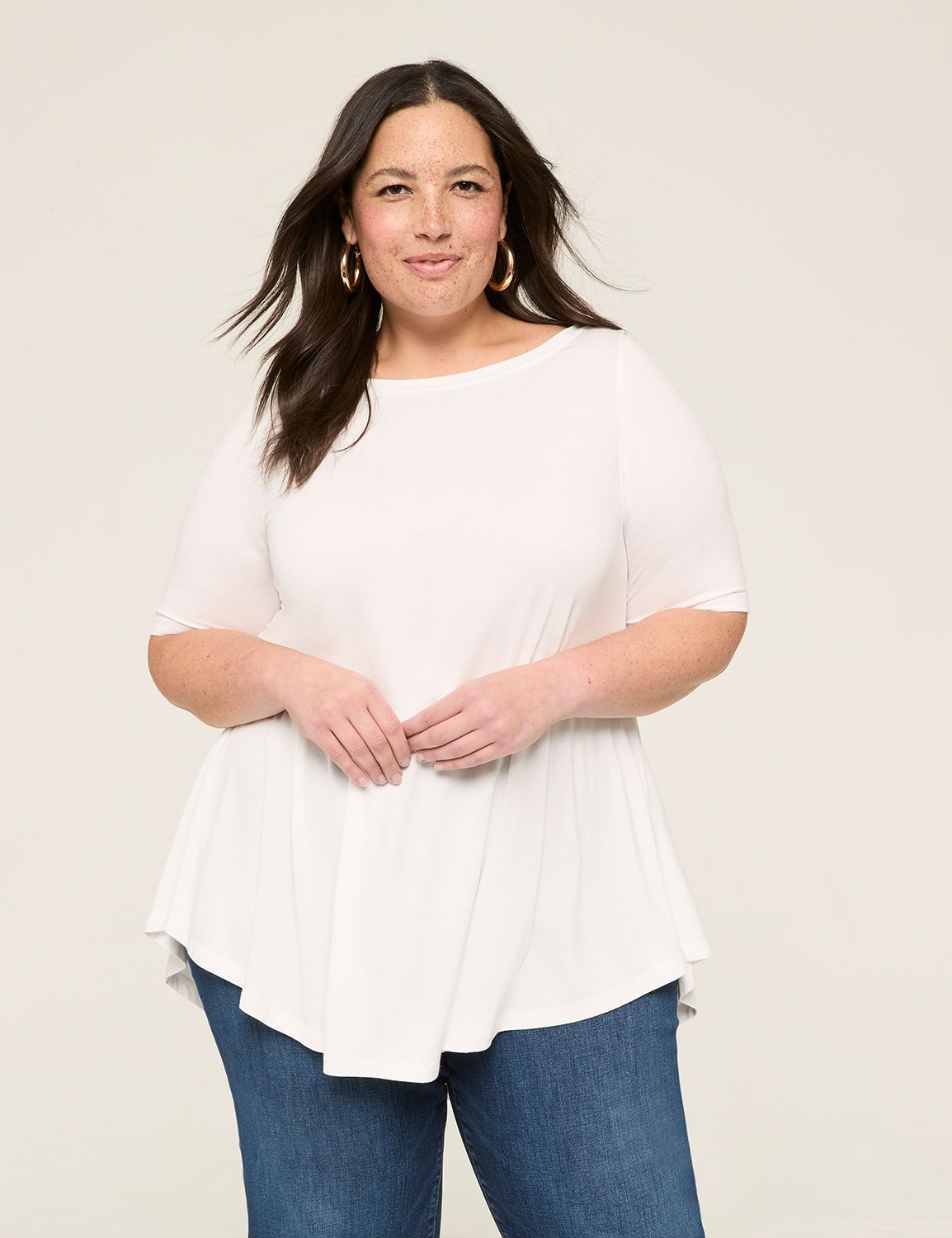 Max Swing Perfect Sleeve Boatneck Tee