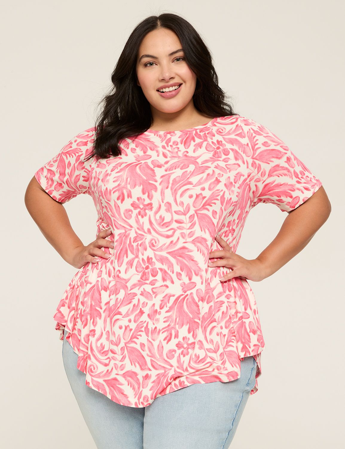 Plus Size Swing Tops Tees Lane Bryant