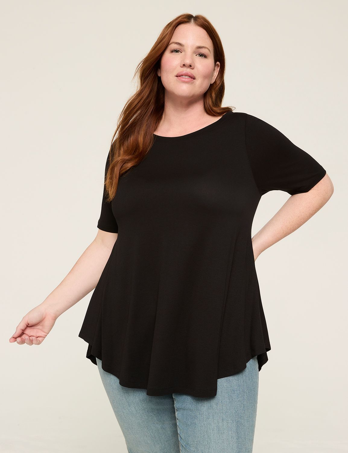Max Swing Perfect Sleeve Boatneck Tee
