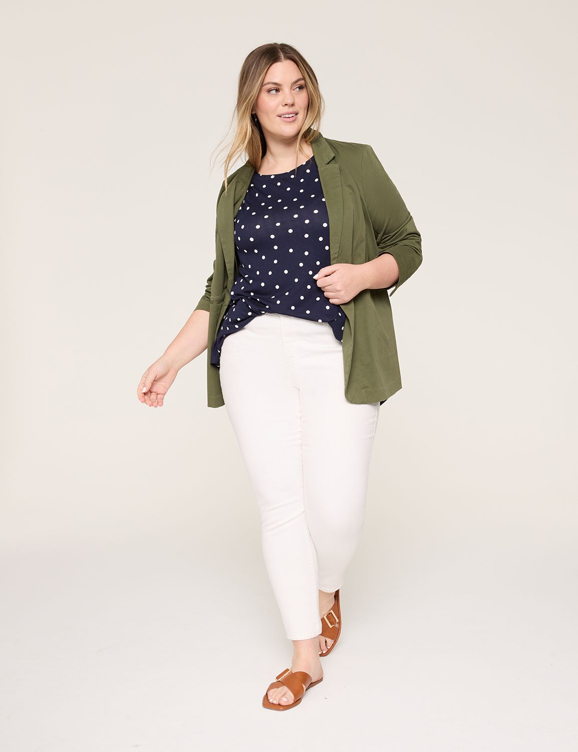 Max Swing Perfect Sleeve Boatneck Tee | LaneBryant
