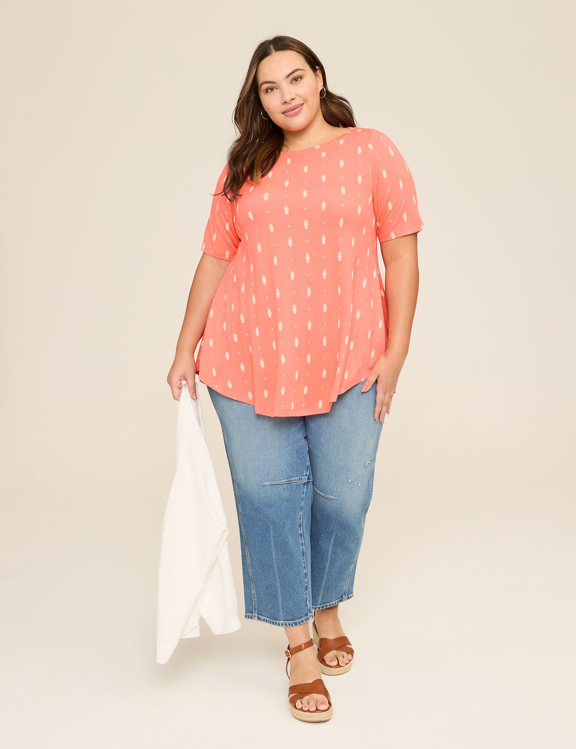 Perfect Sleeve Boat Neck Max Swing Product Image 3