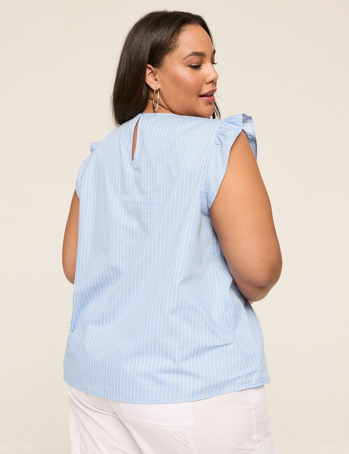 LAYERED RUFFLE CAP SLEEVES WITH SCALLOP EDGE - BUTTER YELLOW