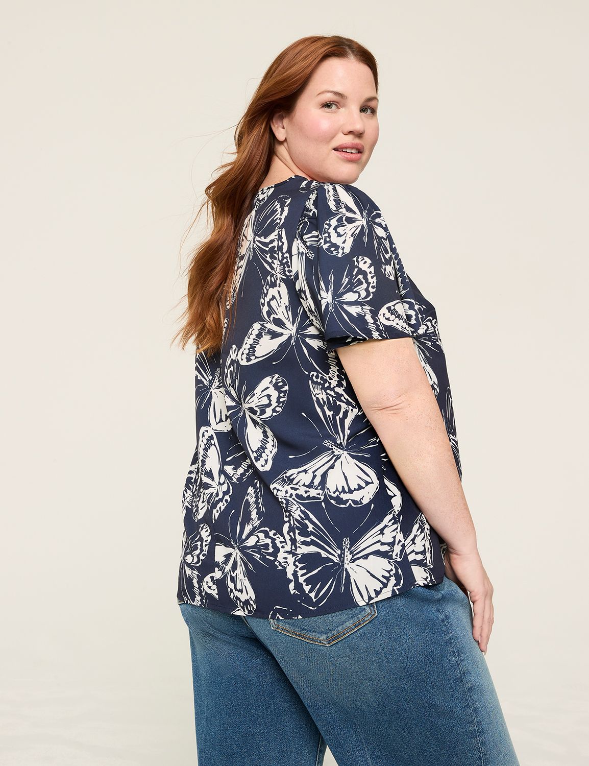 Classic Short Sleeve Crew Neck Top Product Image 2