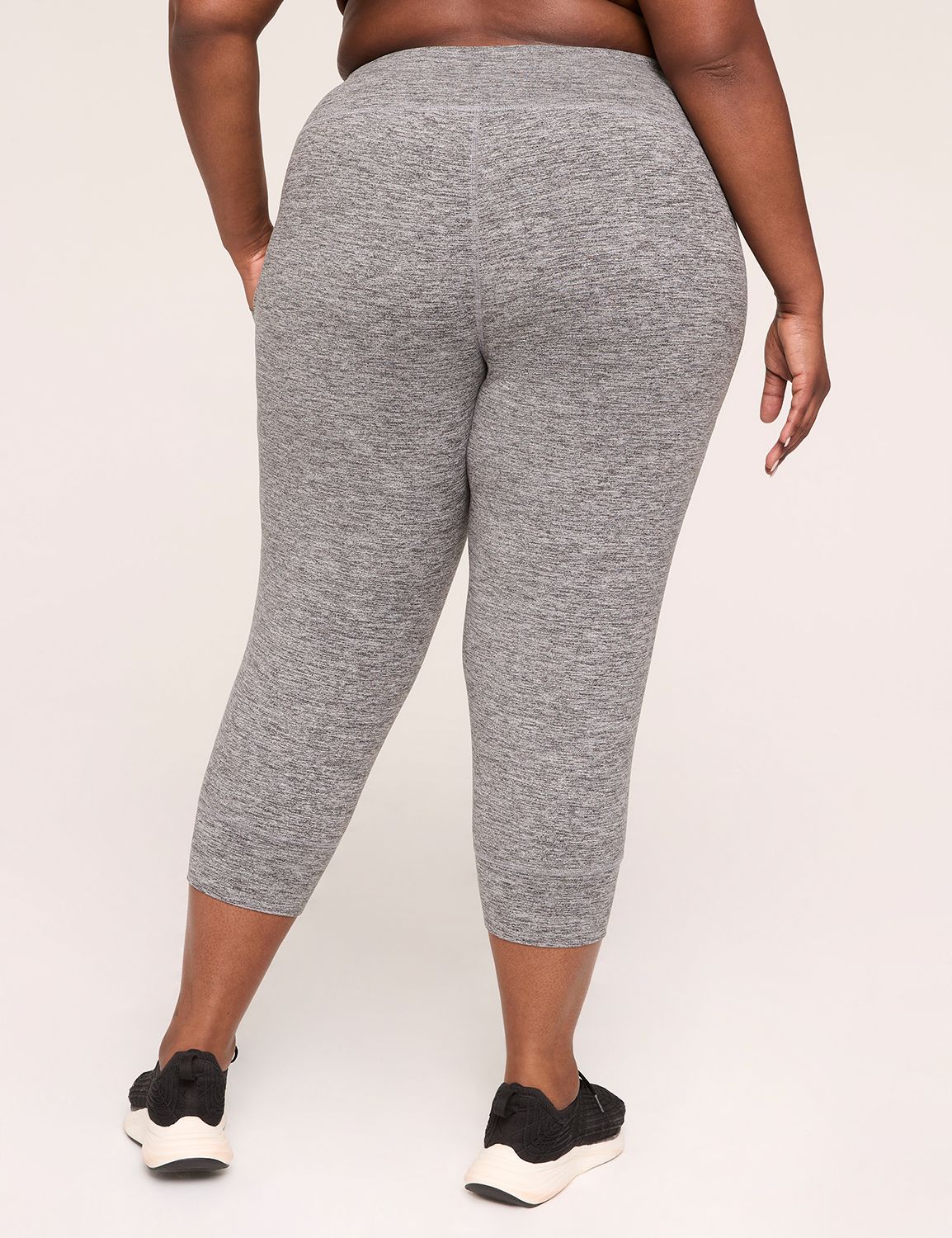 【THE MOZZ】Lia Cash Banding Jogger Pants LIVI Soft Capri Jogger | LaneBryant