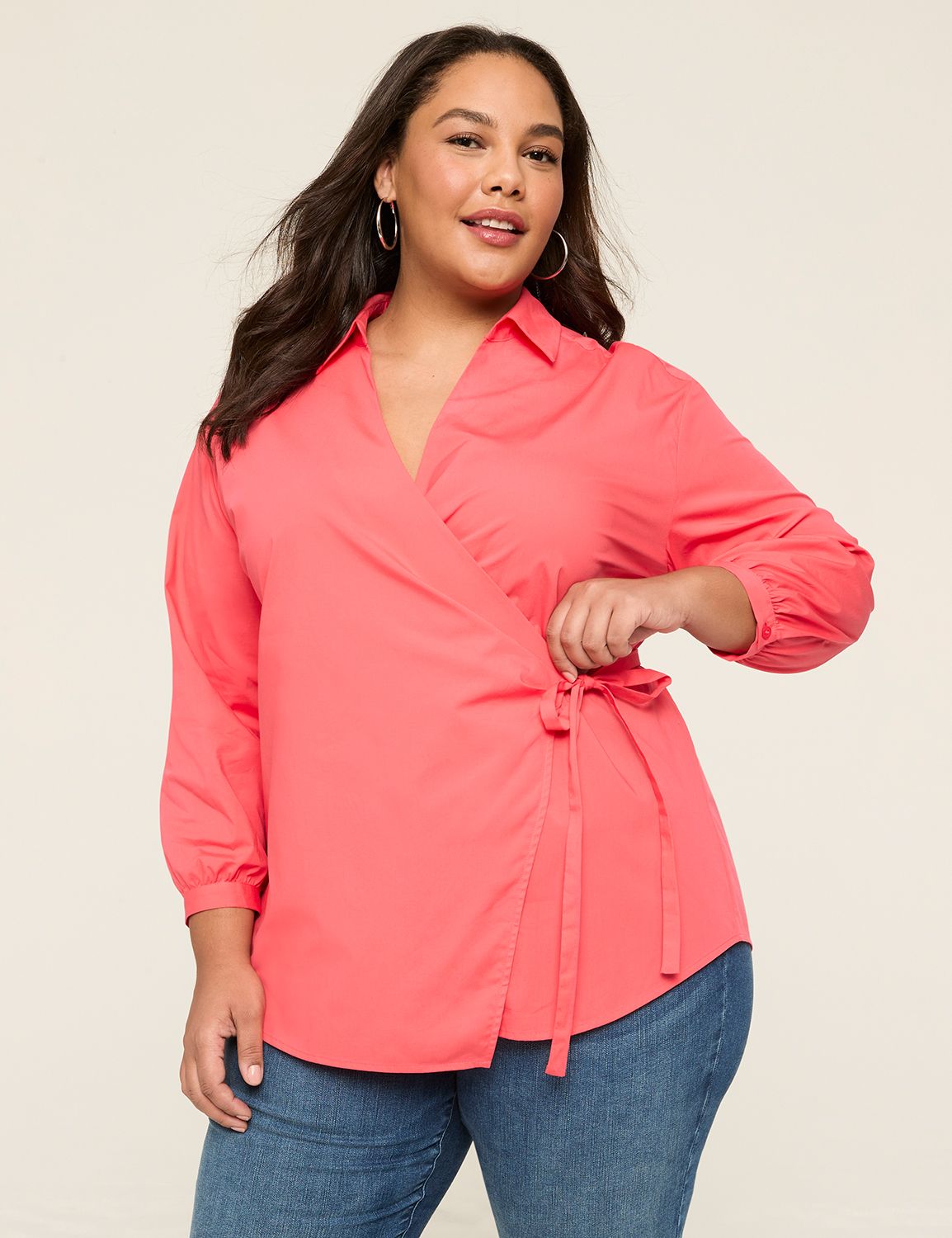 Relaxed Bracelet Sleeve Belted Butt Product Image 1
