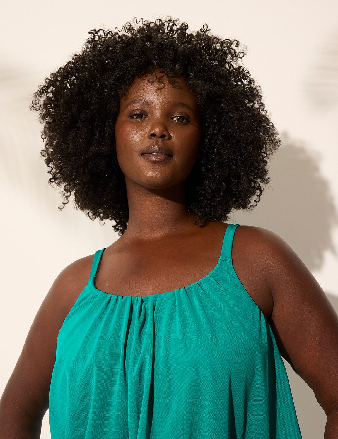Plus Size | Underwire Mesh Tankini Top | LaneBryant