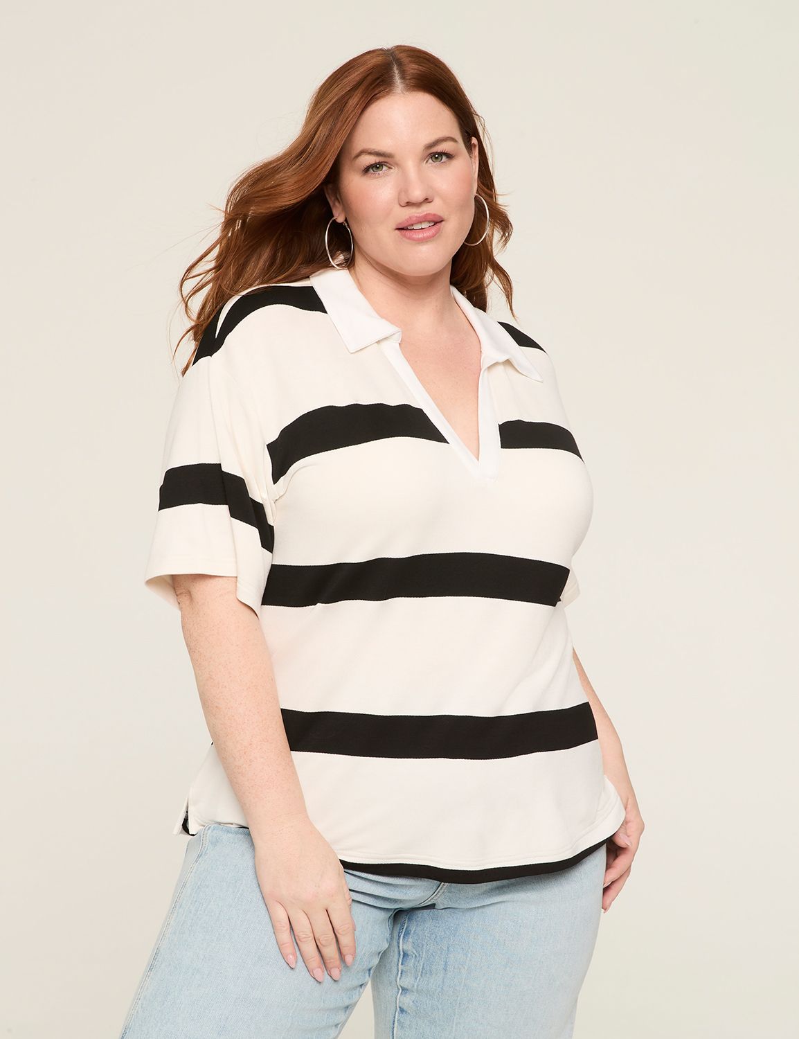 Casual Short Sleeve Drop Shoulder P Product Image 1