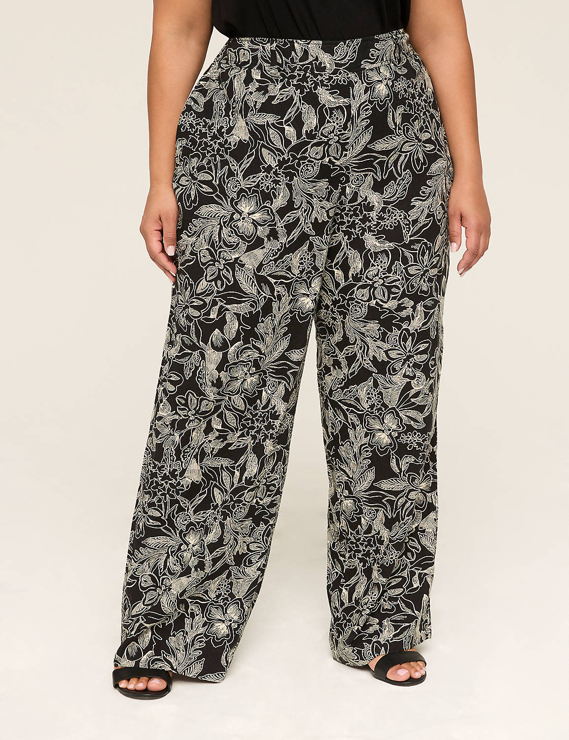 Matte Jersey Pull-On Wide Leg Pant | LaneBryant Matte Jersey Pull-On Wide Leg Pant | LaneBryant