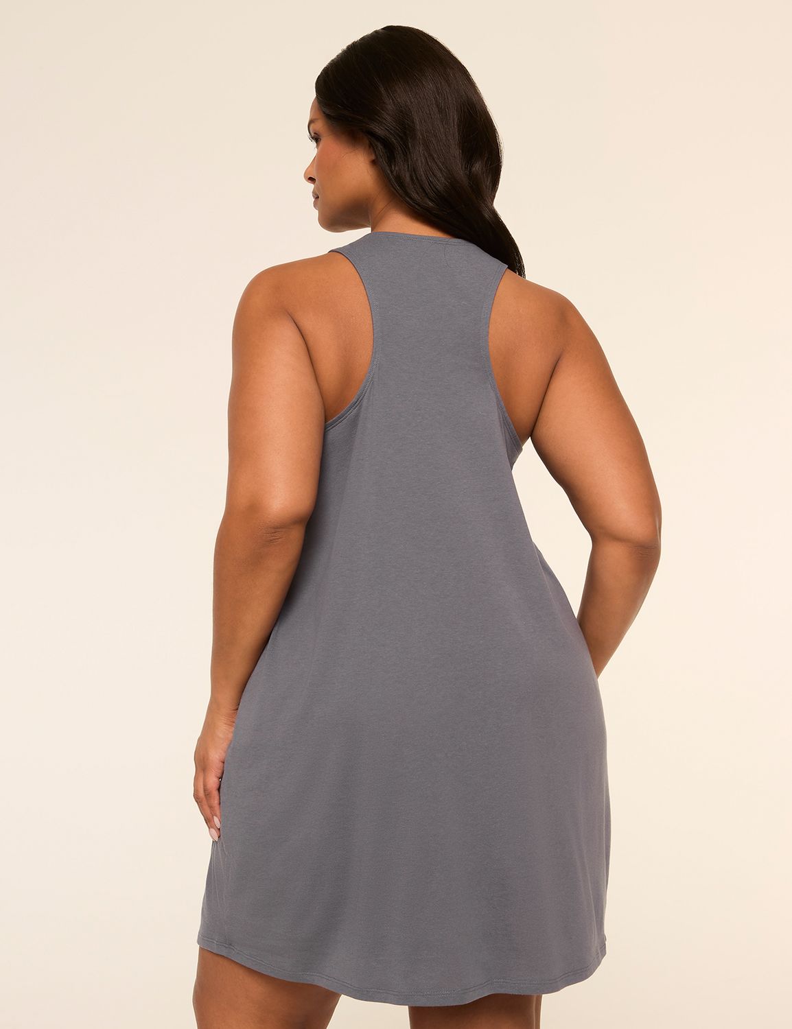 Comfy Cotton Racerback Tank Sleepshirt