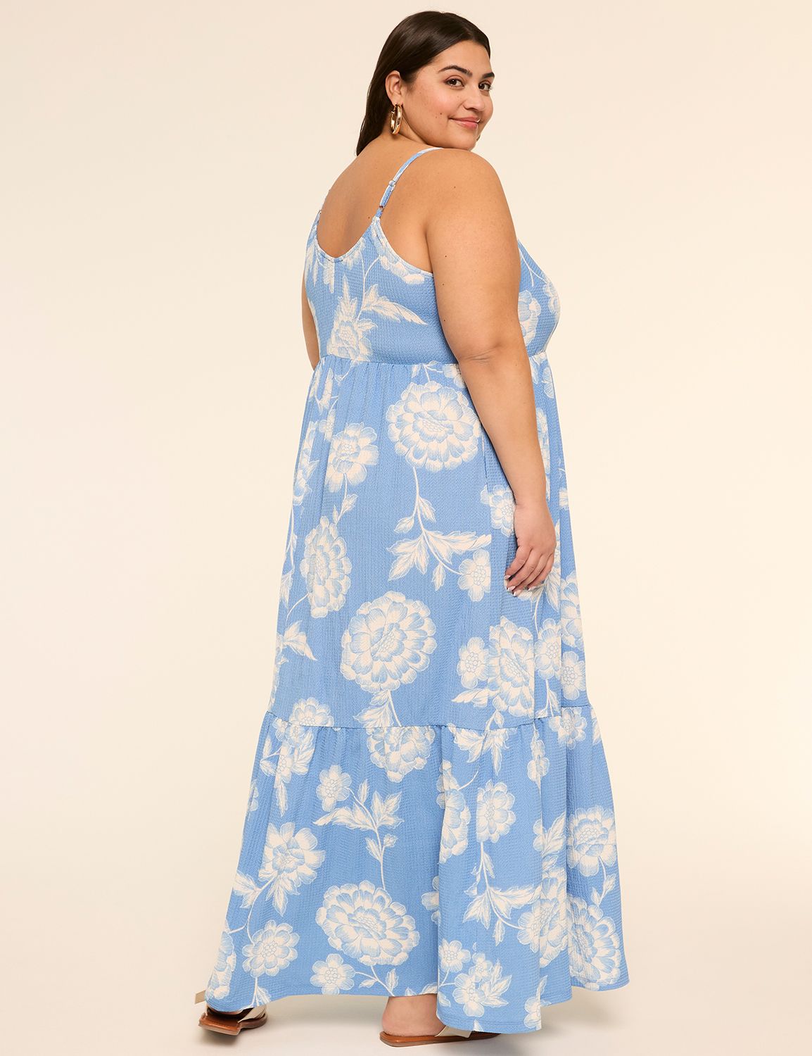 Sleeveless Tiered Maxi Dress