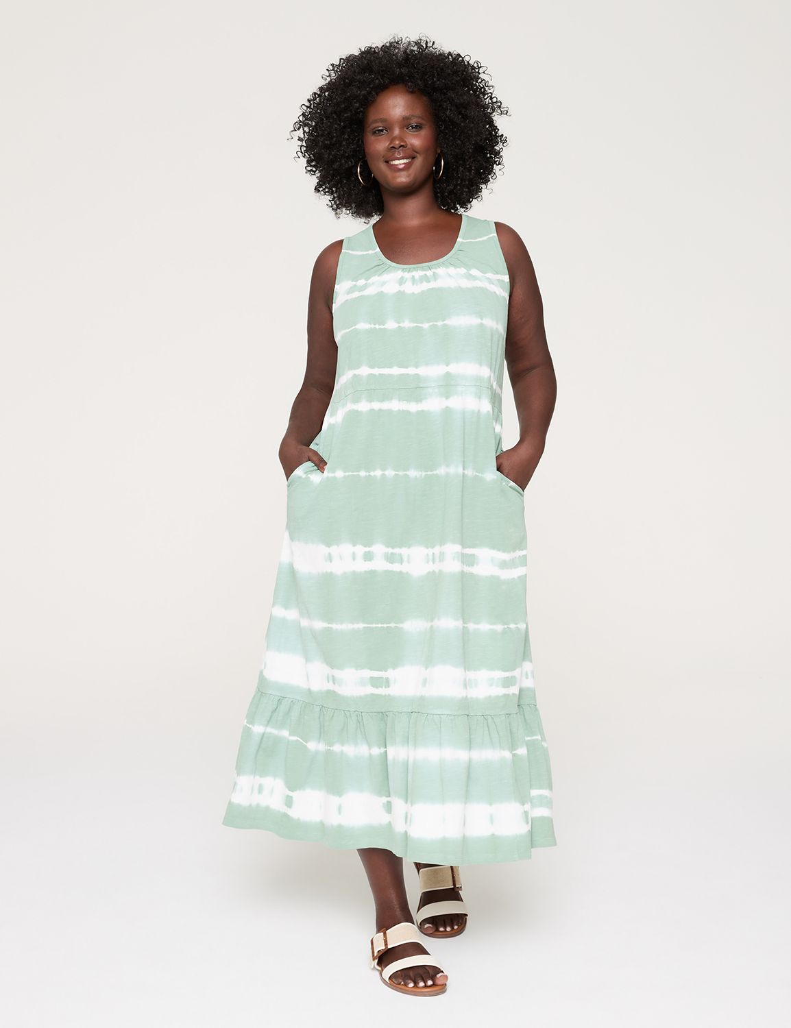 SCOOP NK TIERED SWING TANK DRESS 11 Product Image 1