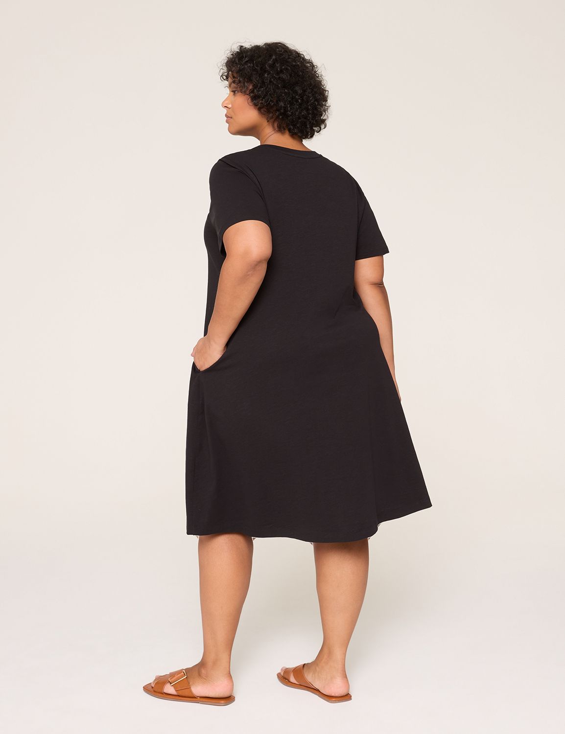 CREWNECK EASY SWING TSHIRT DRESS 11 Product Image 2