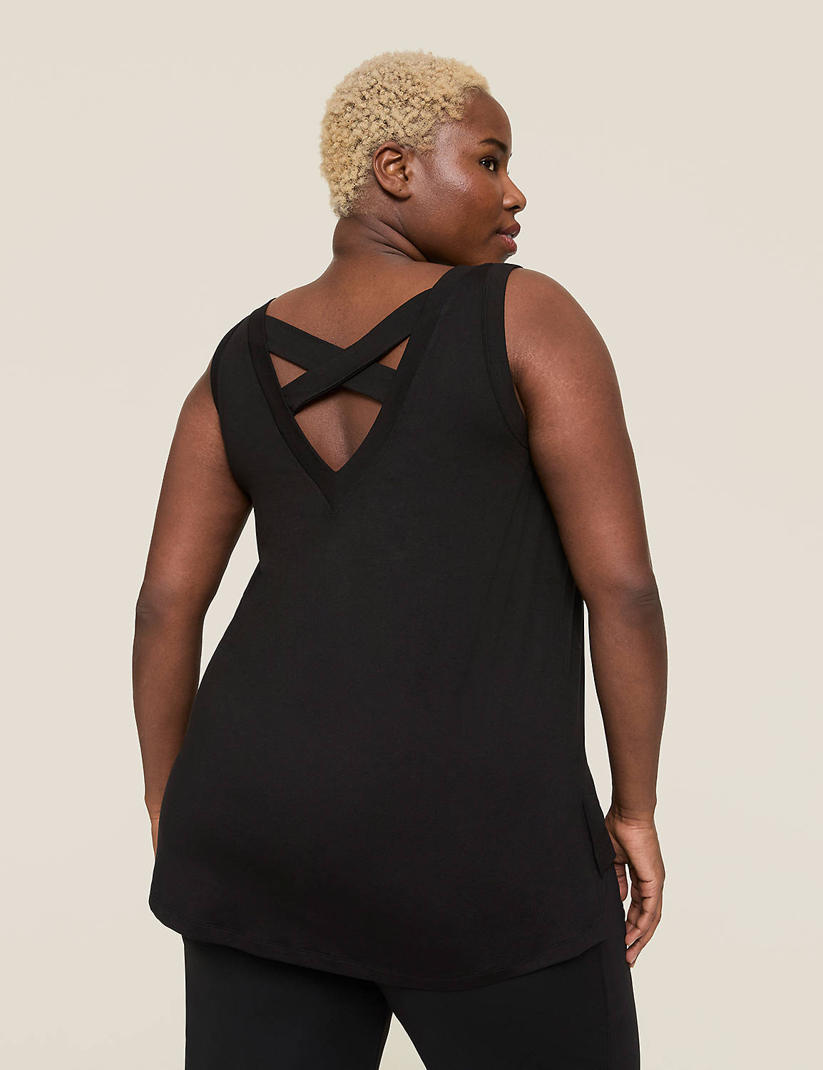 V-Neck Cross Back Tank V-Neck Cross Back Tank