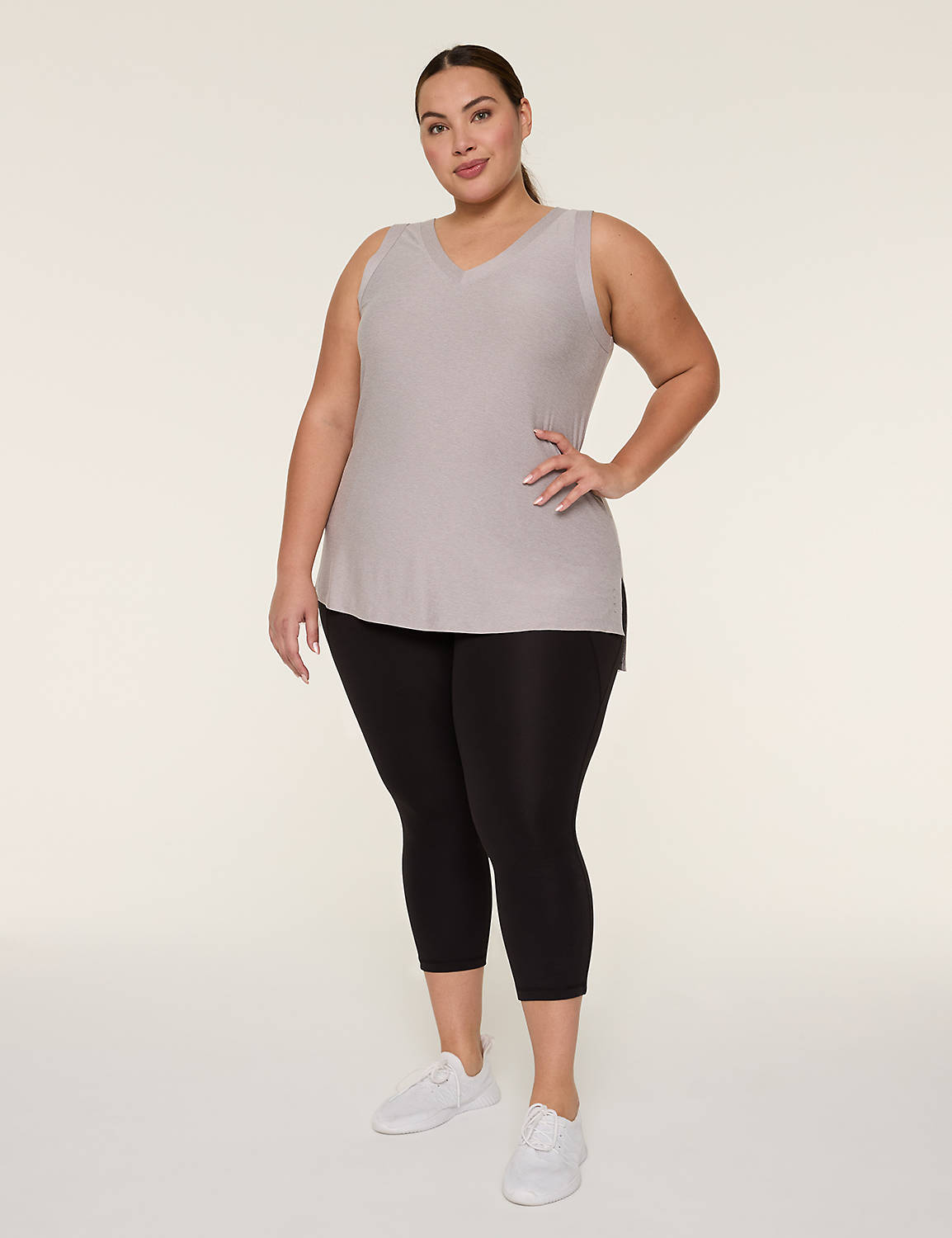 V-Neck Cross Back Tank V-Neck Cross Back Tank