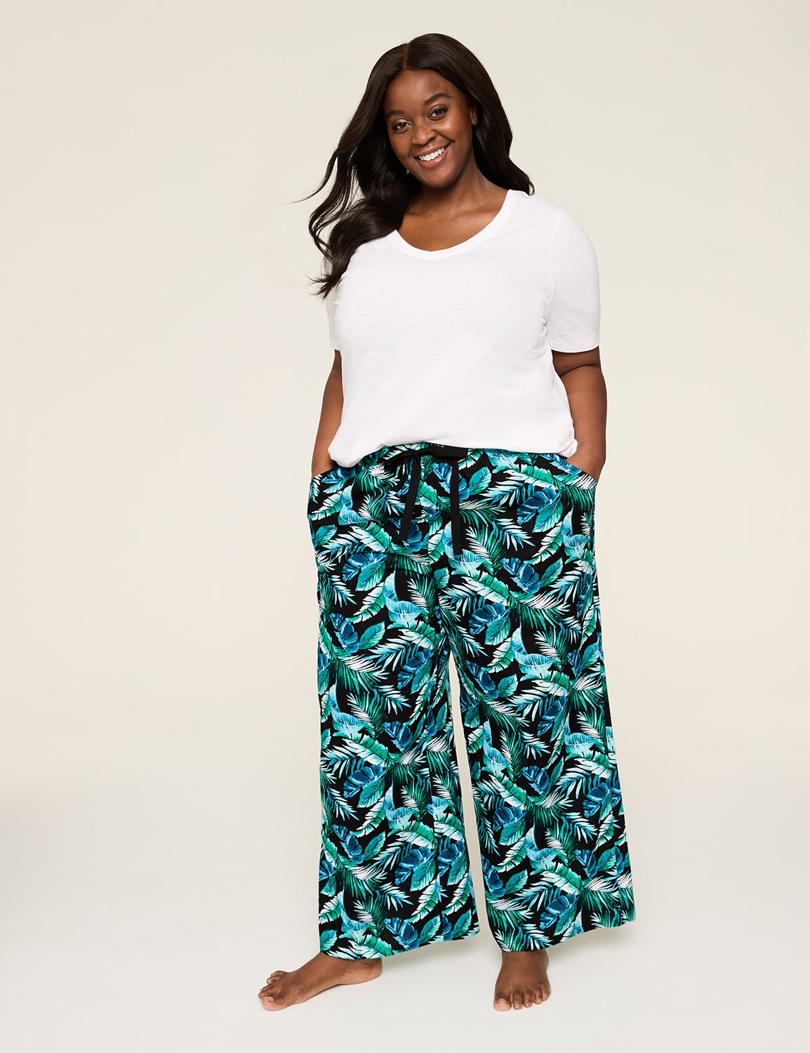 Brenda Woven Wide Leg Pant Balsam main image 0
