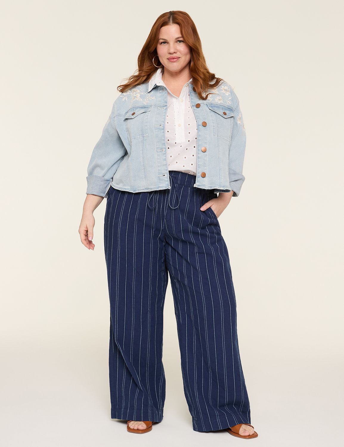 EMBROIDERED DENIM JACKET - SRI LANK Product Image 3