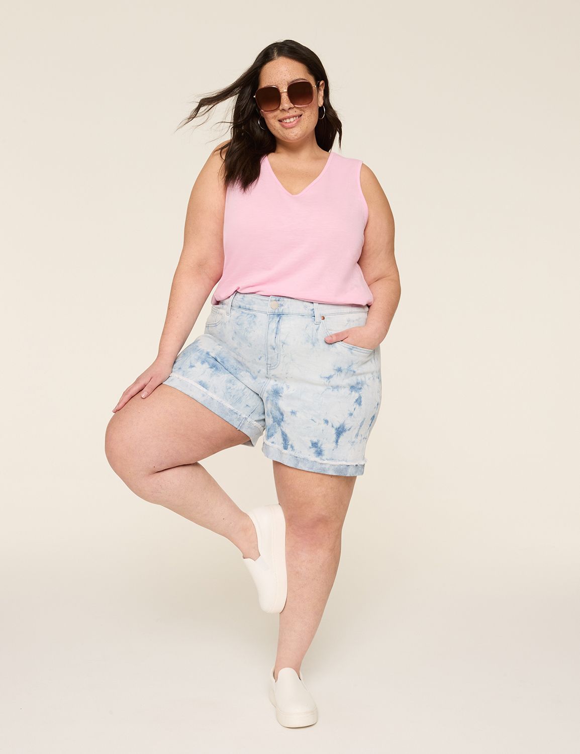 MID RISE BOYFRIEND SHORT - ASBURY P Product Image 3