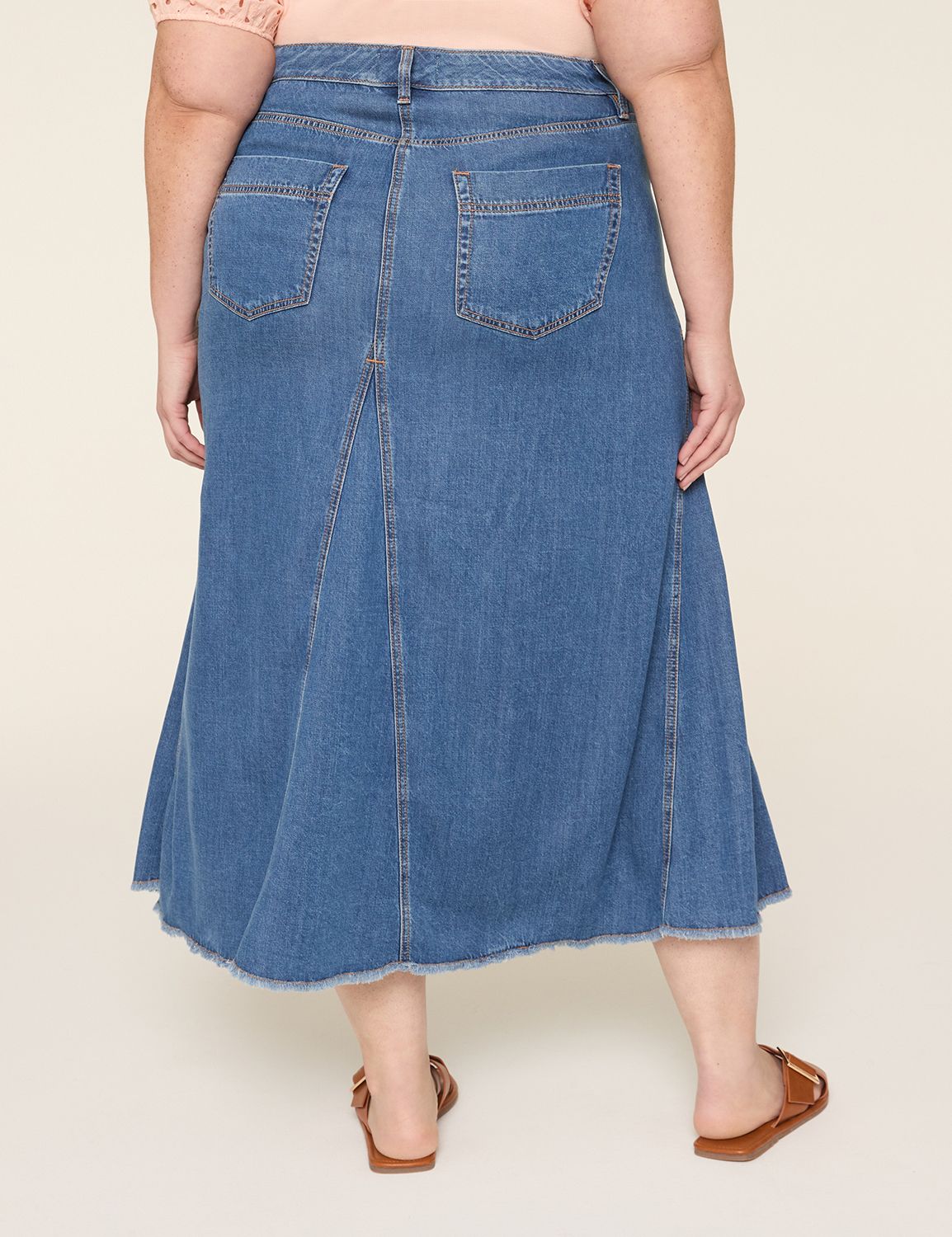 DENIM REFINED DENIM SKIRT- MONACO W Product Image 2