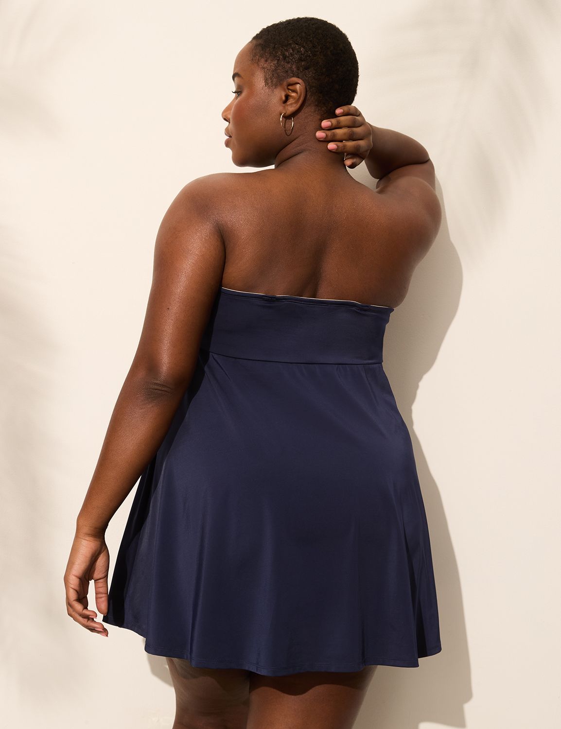 Underwire Versatile-Strap Halter-Neck Swim Dress