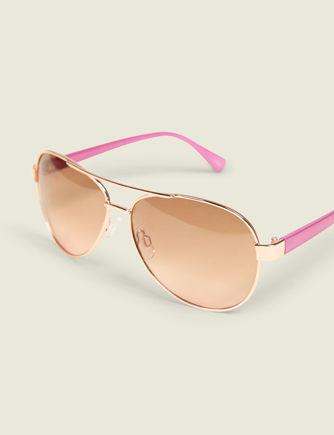 Rosegold Aviator Sunglasses Product Image 1
