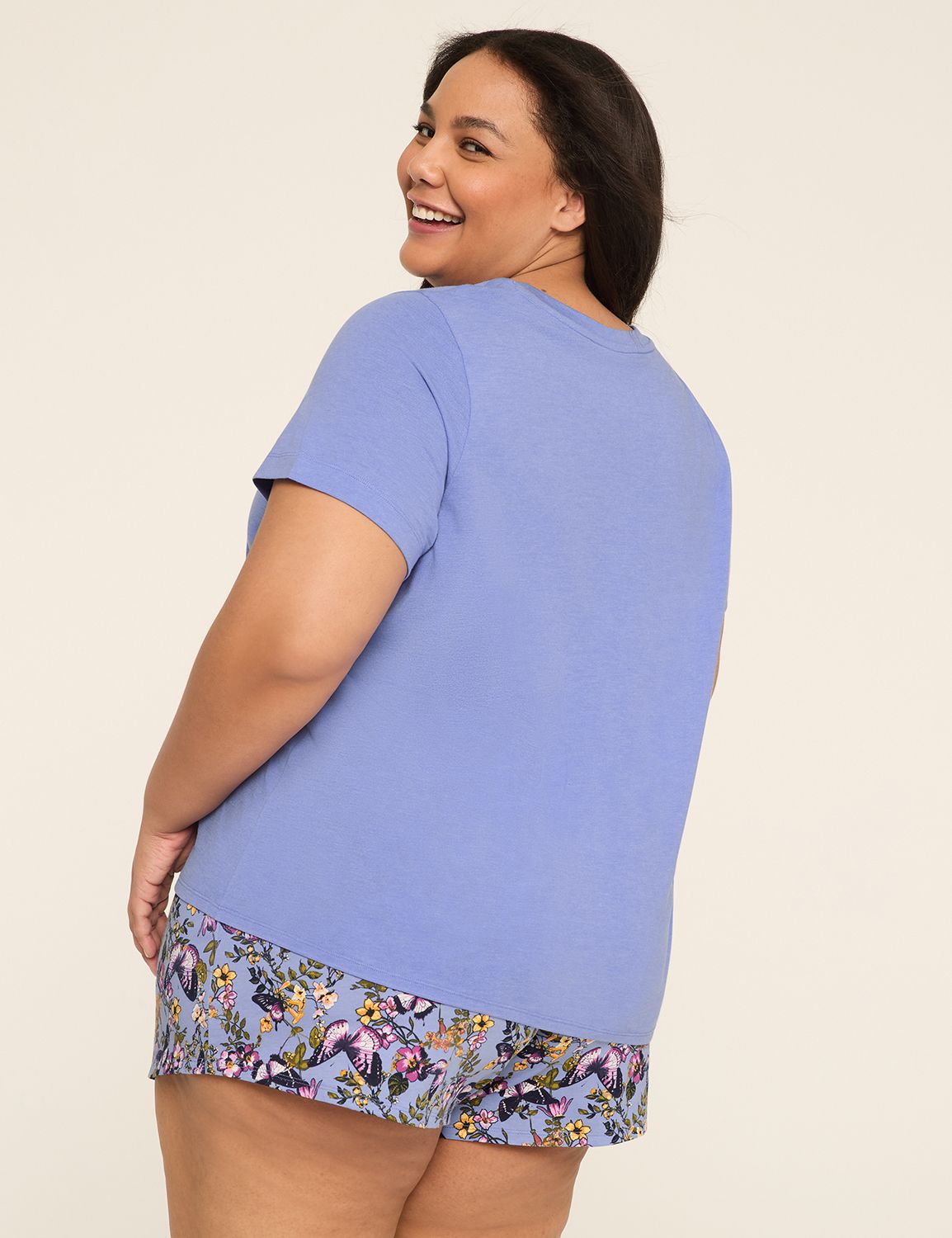 CVC Tee and 100% Cotton Block Short Product Image 2