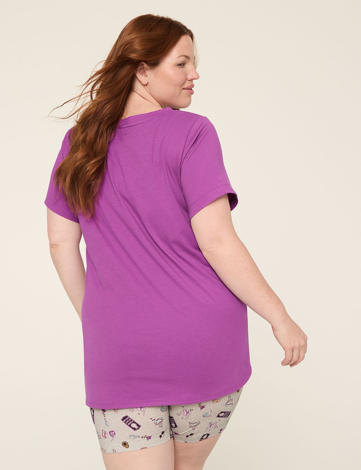 Tunic Tee and Bike Short PJ Set 114 Product Image 2