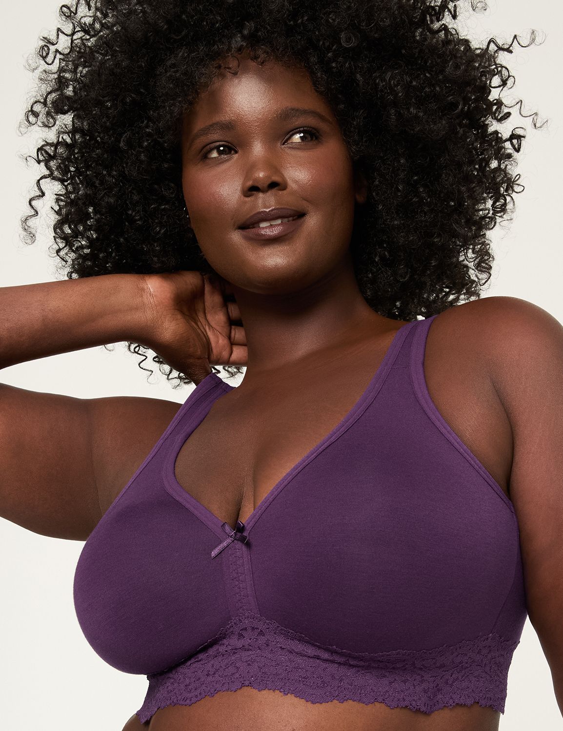 Cotton No-Wire Unlined Full Coverage Bra