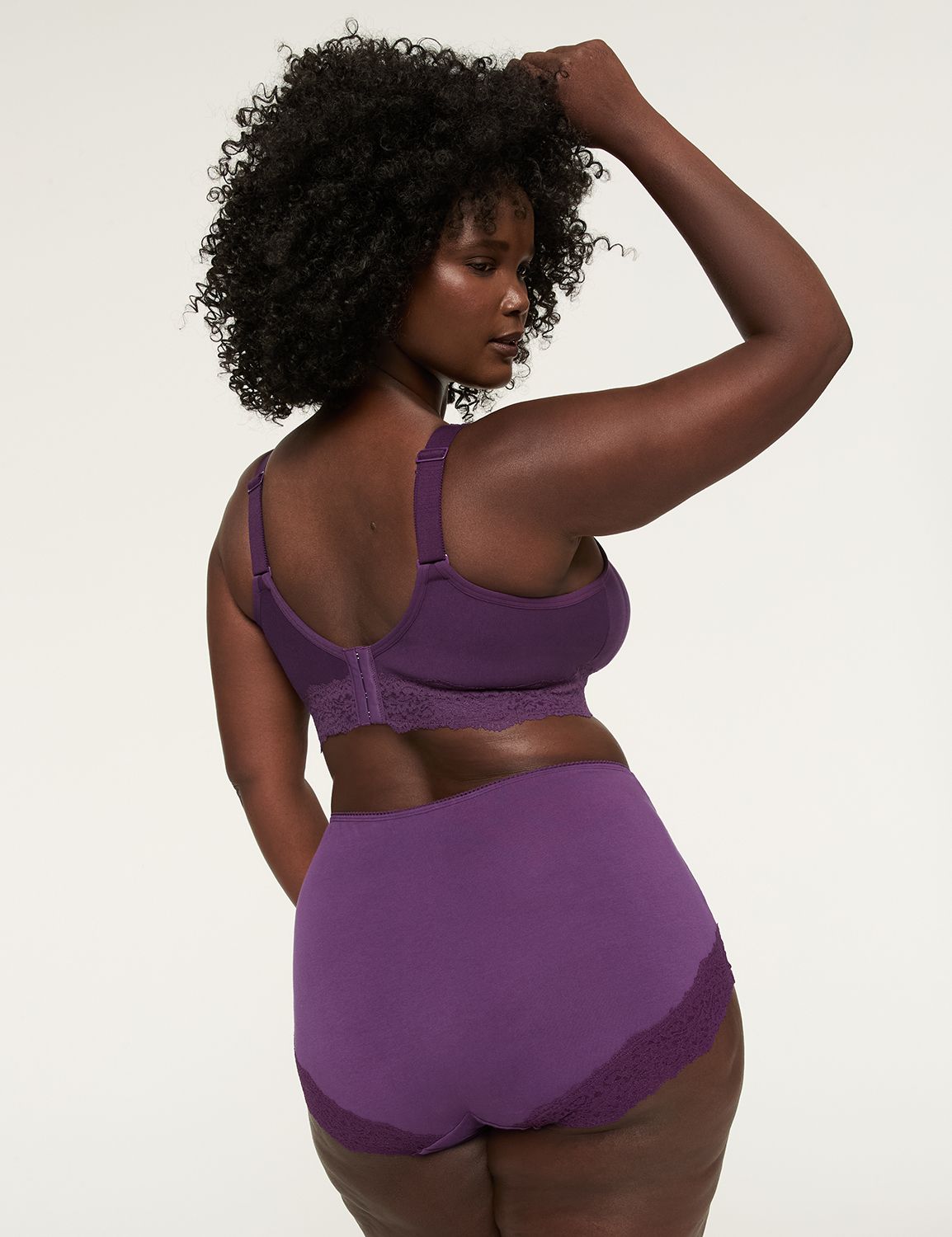 Cotton No-Wire Unlined Full Coverage Bra