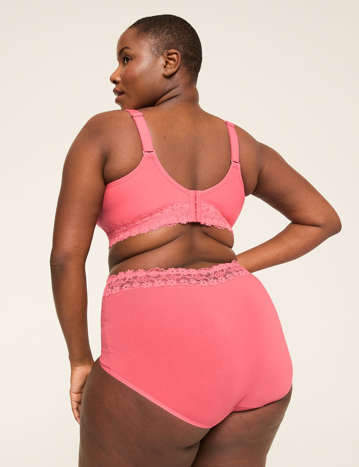 Cotton No-Wire Unlined Full Coverage Bra