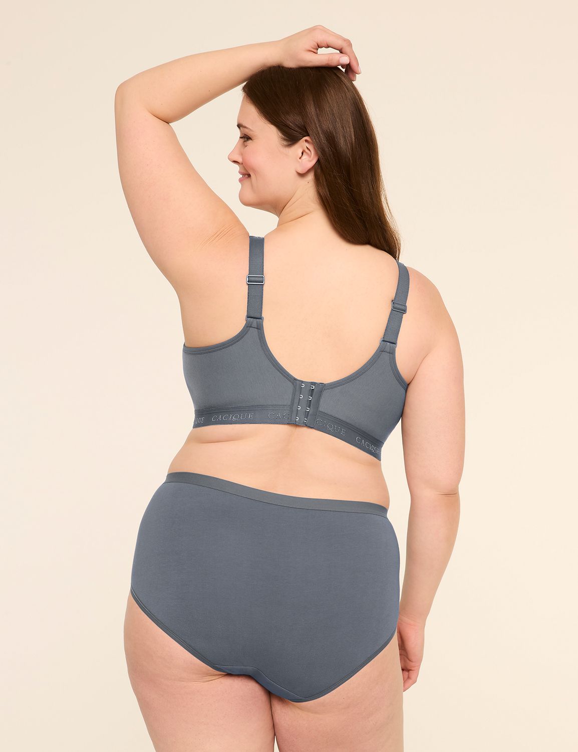Cotton No-Wire Unlined Full Coverage Bra
