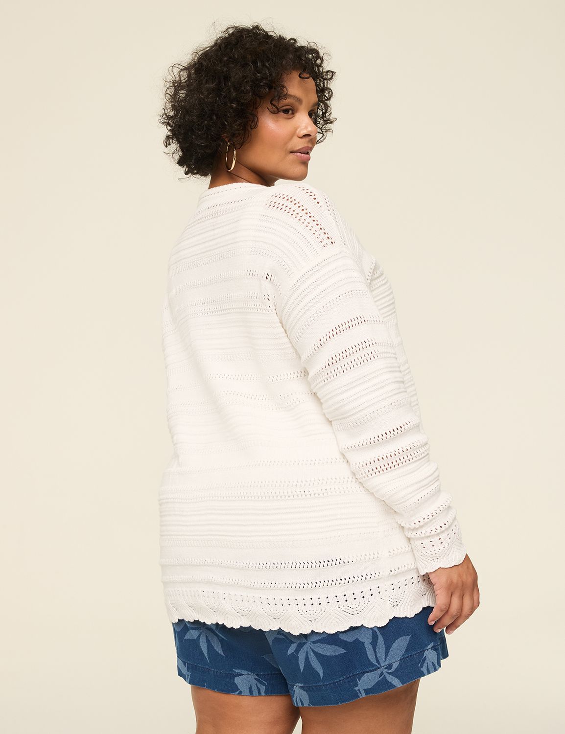 Classic Long Sleeve Button Front La Product Image 2
