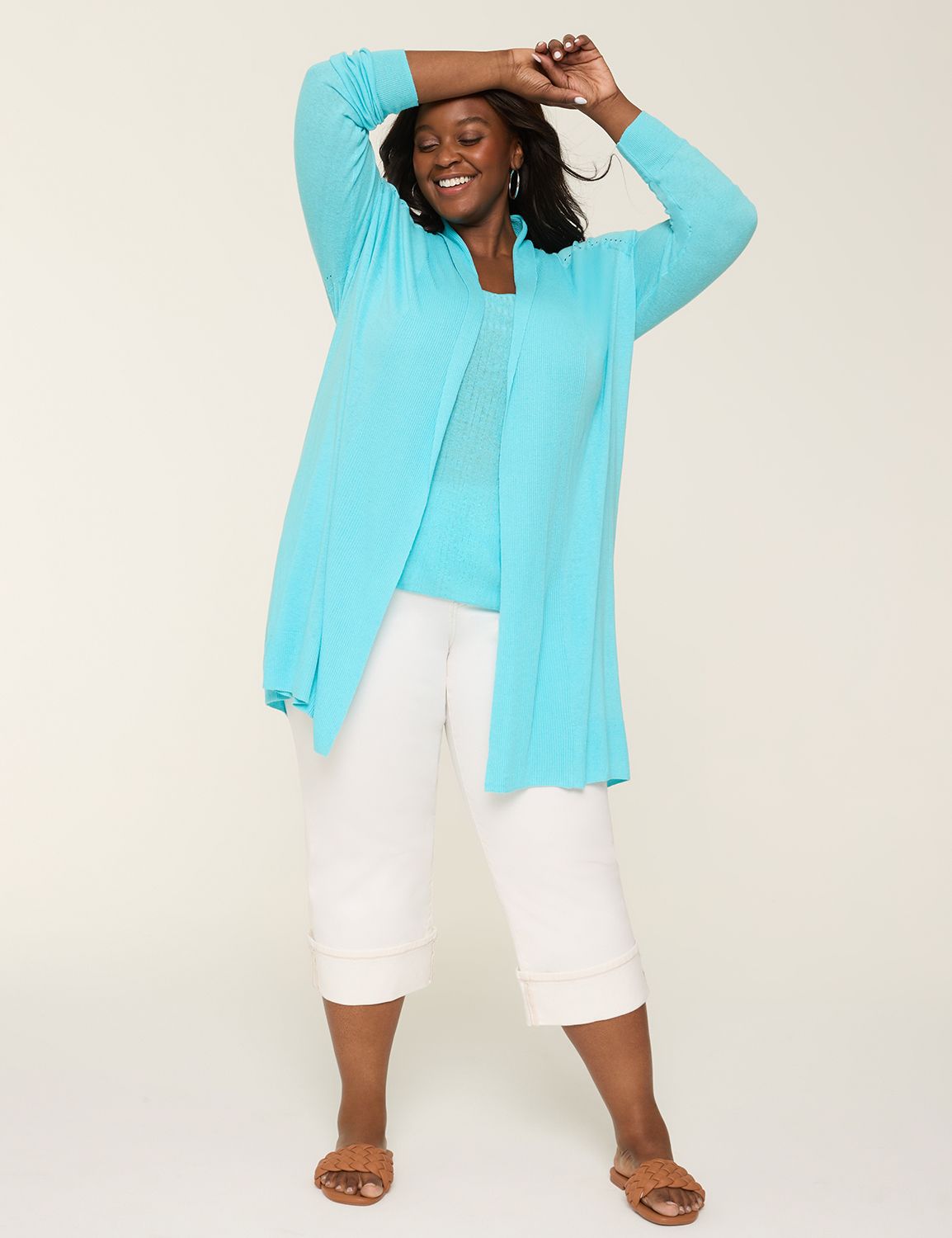 Classic Sleeveless Round Neck Sweat Product Image 3