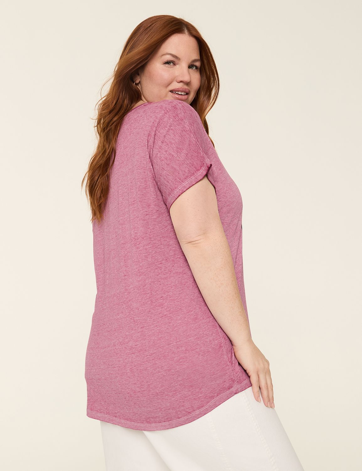 SS Scoop Neck Dolman Graphic: Minni Product Image 2